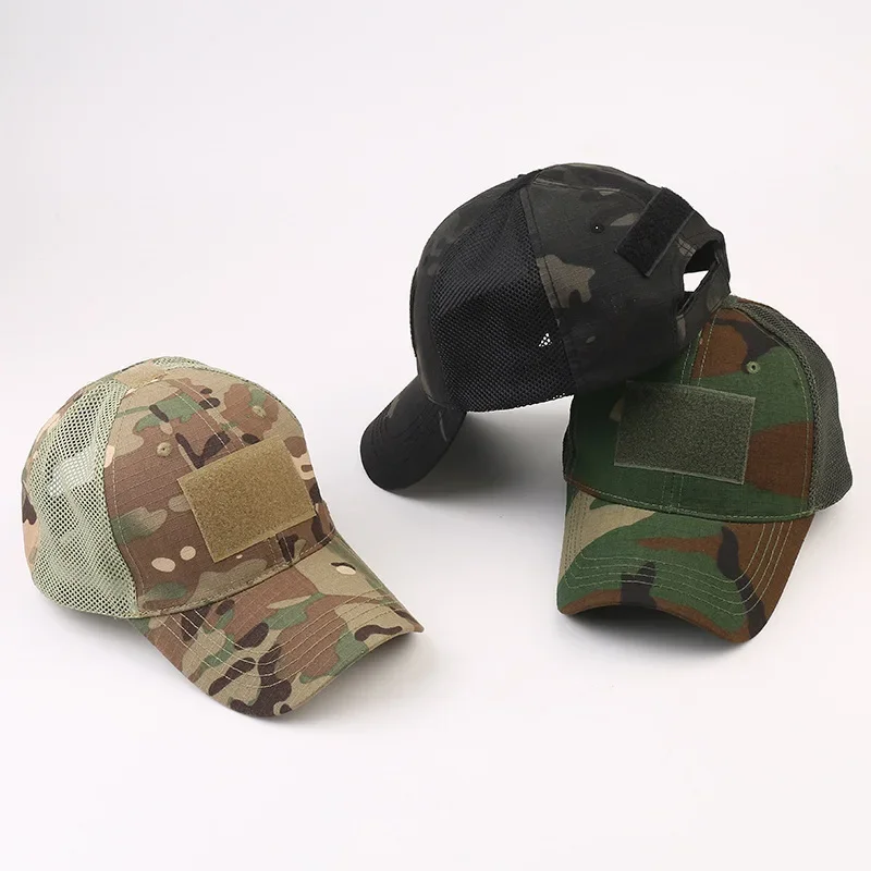Unisex Sports Outdoor Sunscreen Quick-Drying Hat Men Casual Cap Female Unisex Camouflage Hunting Fishing Army Baseball Cap 3