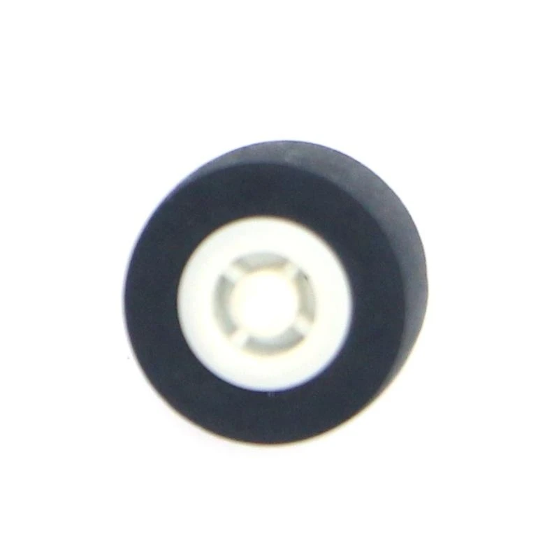 5x 검정색 고무 베어링 롤러 가이드 풀리 휠 핀치 롤러 13x6x2mm