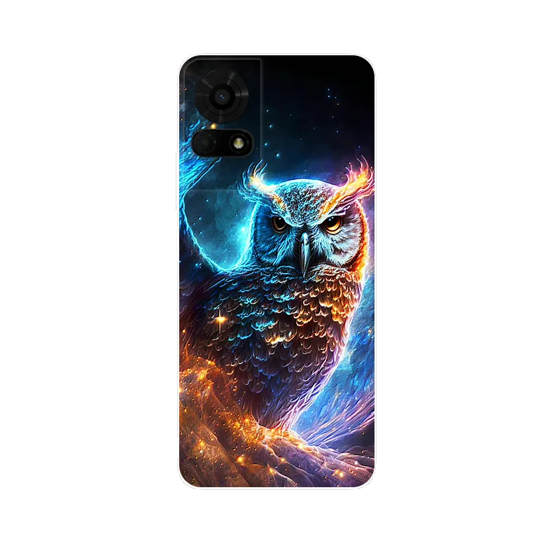 Leopard Panda Printed Soft Silicone Phone Case - Vibrant Animal Design Protective Back Cover