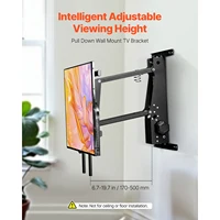 SucceBuy Motorized TV Wall Mount for 32 to 55/65/70 Inch Adjustable TV Mount Bracket w/ Max VESA 24 x 16/24 in Up to 88-132 lbs - Image 2
