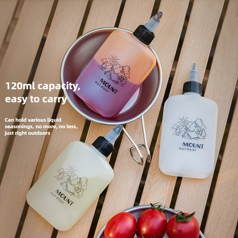 Outdoor Camping Oil Dispenser Bottle 120ml Leakproof Vinegar Jar Squeeze thumbnail 5