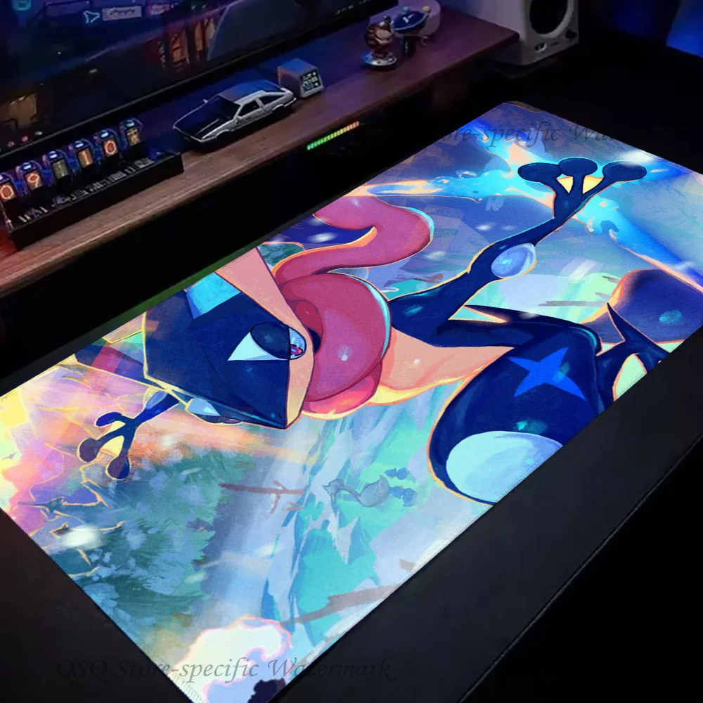 1pc P-Pokemon Greninja Floor Mat Mouse Mat Desk Mat With Pad Gaming Accessories Prime Gaming XXL Keyboard Pad Padding Mat 4