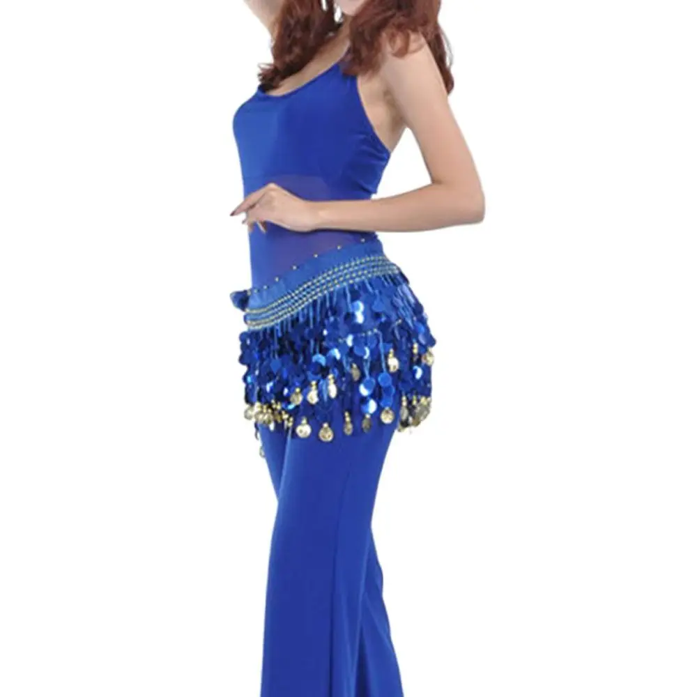 Thailand/Indien/Arabische Tänzerin Pailletten Quasten Rock Frauen Sexy Bauchtanz Hüfte Schal Wrap Gürtel Tänzerin Rock Weibliche zeigen Kostüme – Detail 16