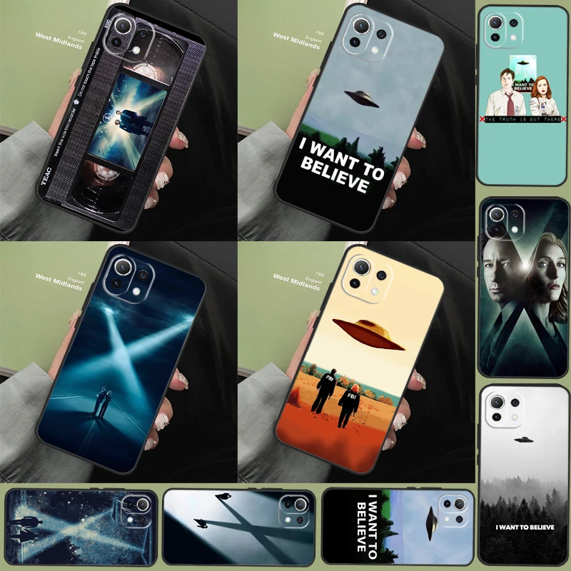 The X Files I Want To Believe Per Xiaomi 13 12 Lite 12X 11T 12T Pro Custodia Per Telefono Per Poco F5 Pro X3 X5 X4 F4 Gt C40 M5S F3