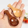 1-10PCS Mini Natural Wooden Spoons Scoop Tea Honey Coffee Condiment Salt Sugar Spoon Cooking Tools Household Kitchen Gadgets 4