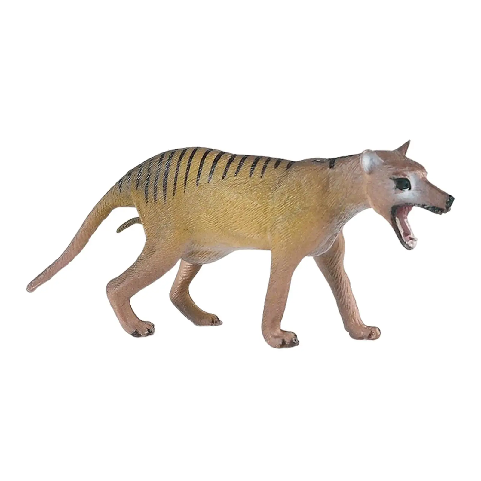 Mini Thylacine Figurines Model Desktop Ornaments Birthday Gift Educational Toy Realistic Detailed Action Figures for Children