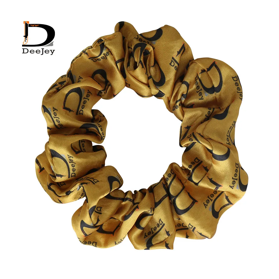 satin elastic hair tie bands soft scrunchie ponytail holders for ladies 10pc lot