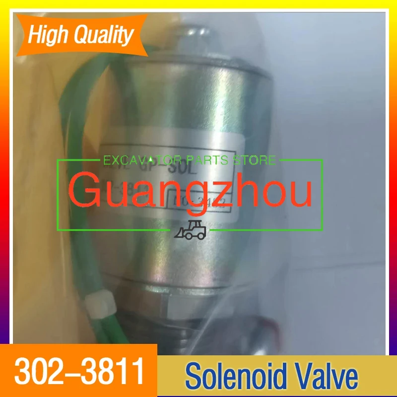 for 844H 854G D11 D11T D11R 24H 980G 990H Spare Parts 24V Solenoid Valve Assy 302-3811 3023811 Excavator Engine Accessories New
