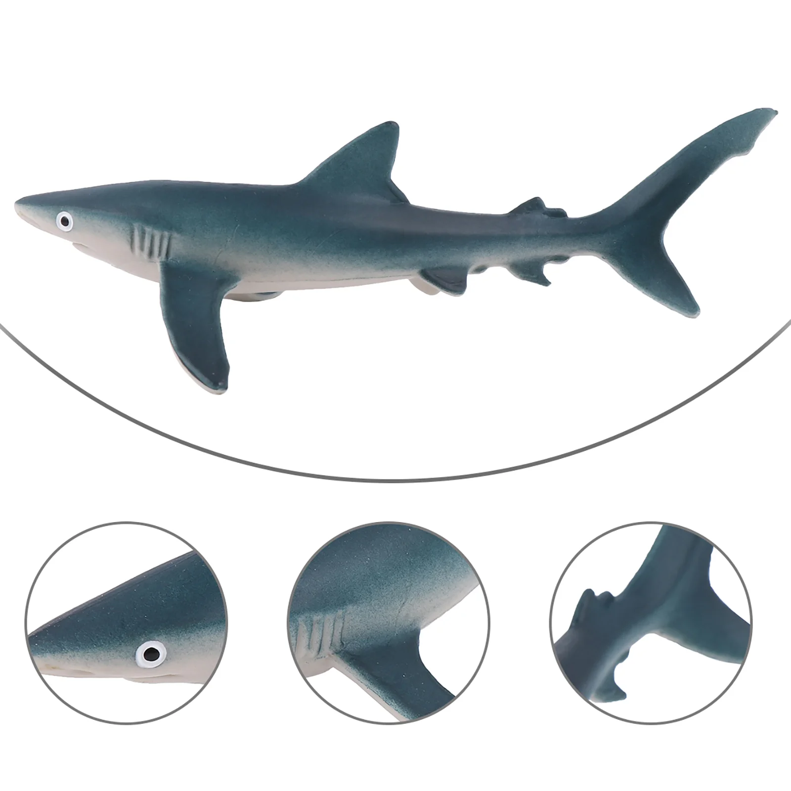 

1Pc Marine Animals Model Plastic Shark Model Simulation Shark Animals Toy Model
