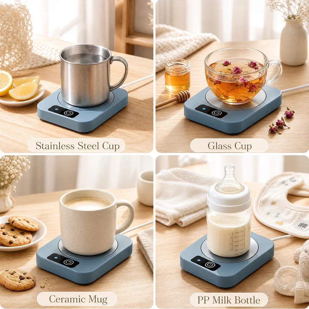 Thermostatic Electric Mug Warmer - Efficient Coaster
