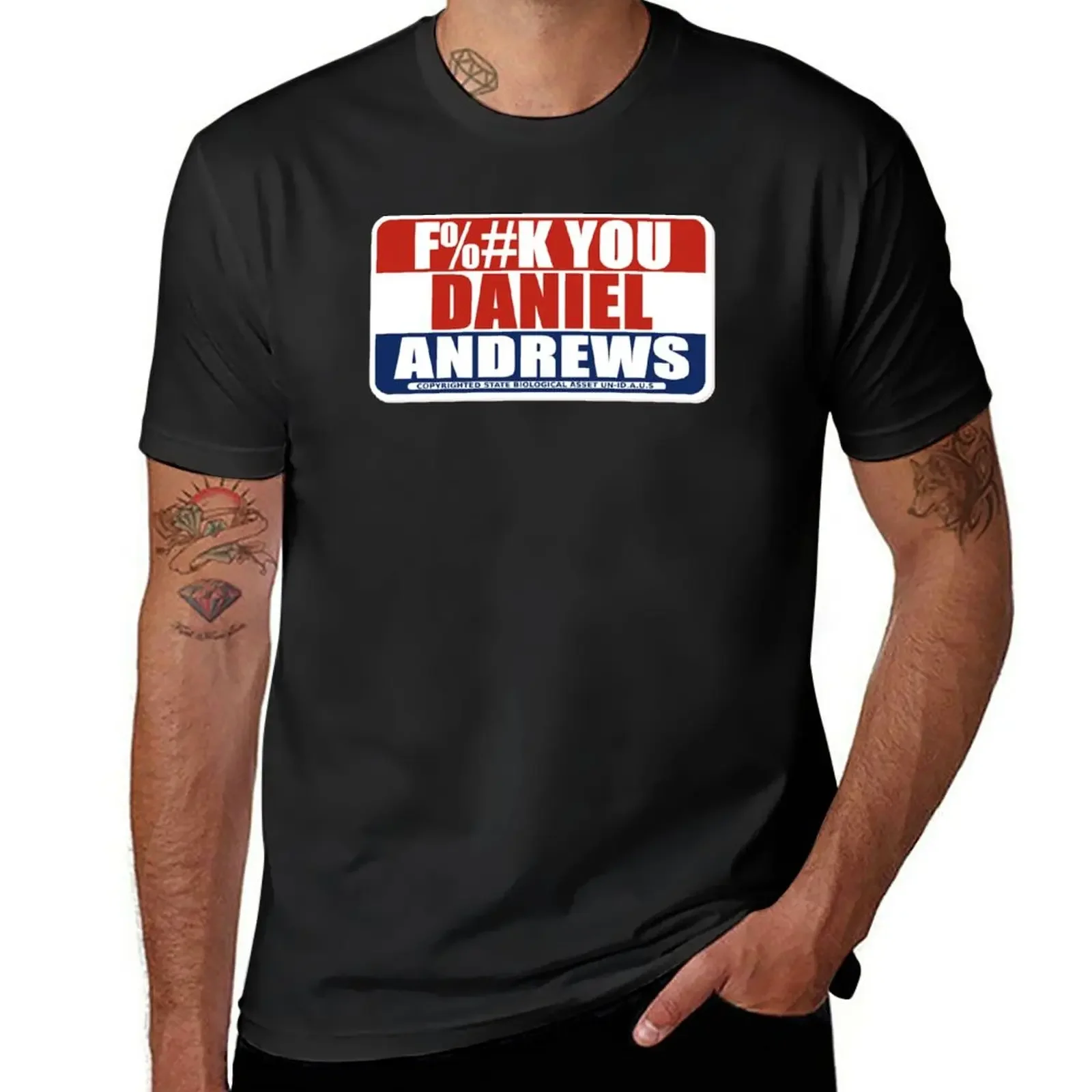 

FK YOU DANIEL ANDREWS T-Shirt Blouse hippie clothes quick drying workout shirts for men