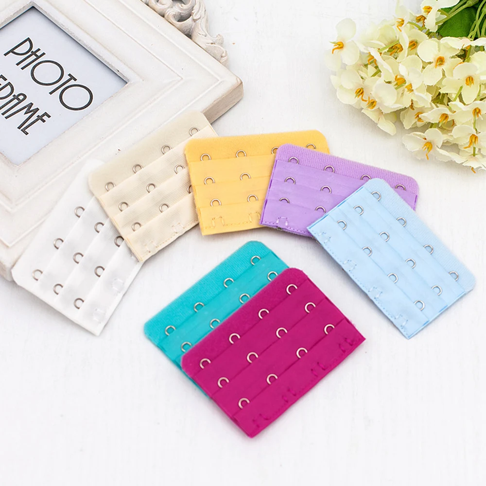 

Bra Extenders Hook Extenders Bra Buckles Intimates Accessorie Lengthened Strap Lightweight Solid Stainless Steel 3 Hook 4 Buckle