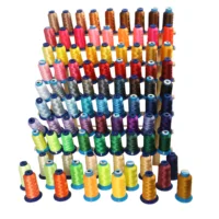 60WT Thin Polyester Embroidery Thread 75D/2 4000M – 67 Colors for Brother Singer Pfaff Industrial Sewing Machines