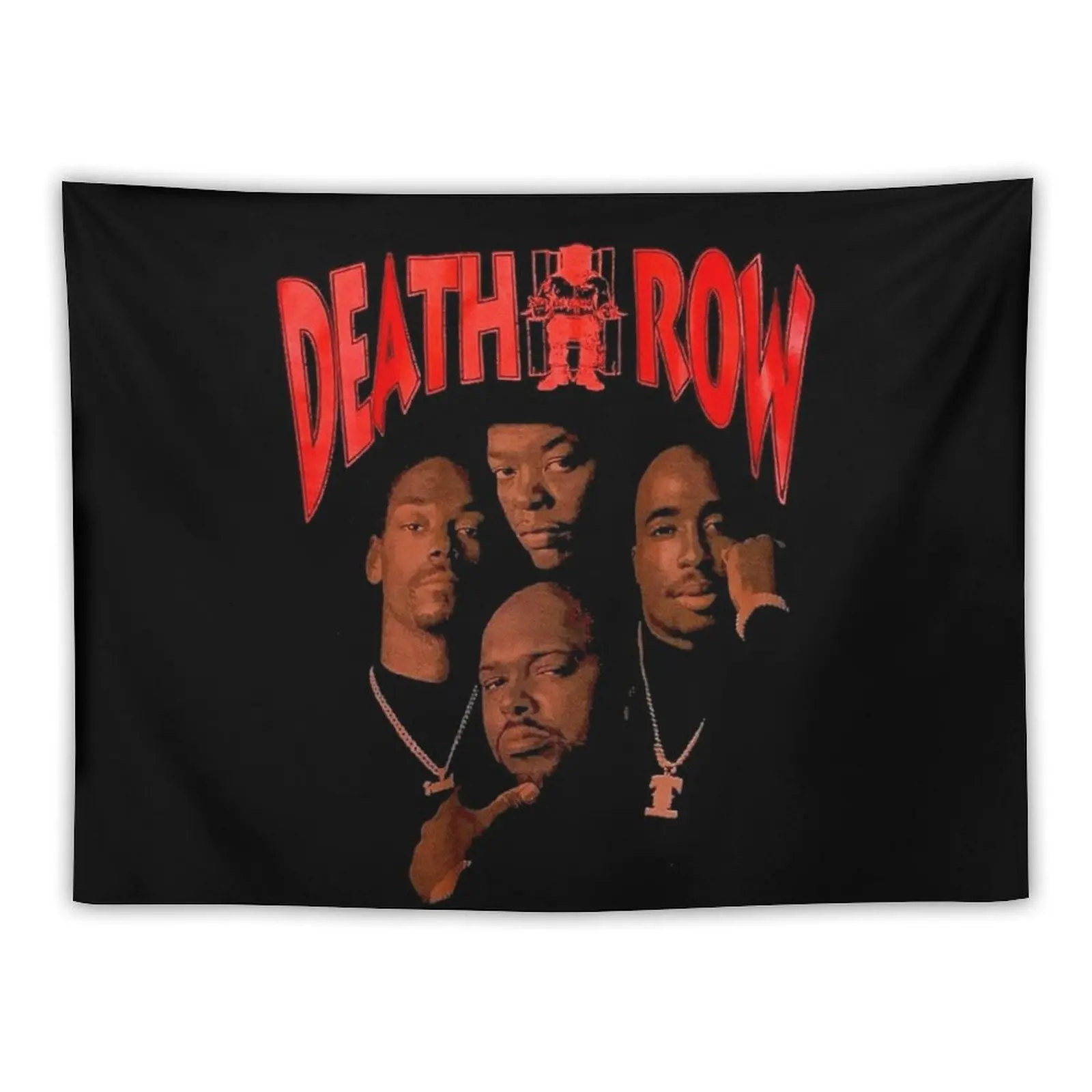 

Lover Death Row Records Red Tie Dye Logo Tapestry Home Decorations Aesthetic Bedroom Decoration Room Decor Aesthetic Tapestry
