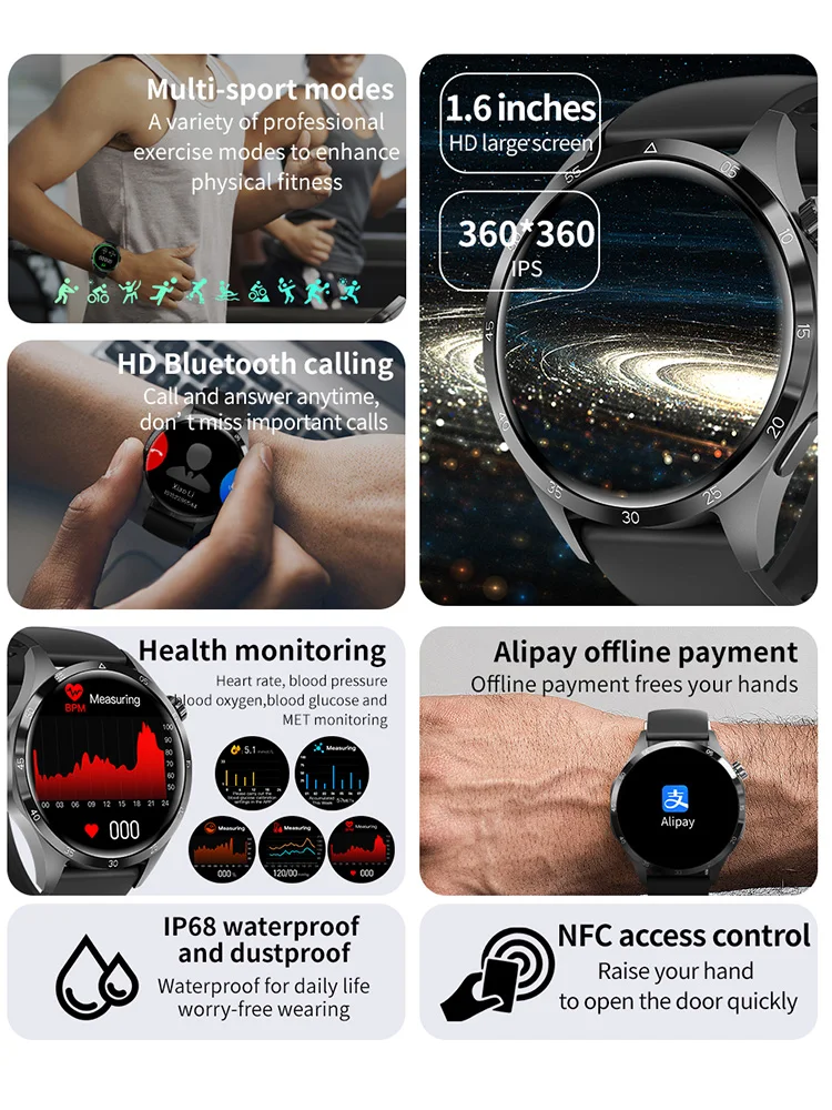 ȭ Ʈ ġ  AMOLED HD ũ,  ȭ, NFC ǰ ͸ Ʈġ, ġ 4 , 2024 ǰ