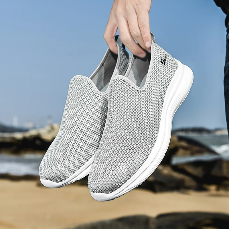

MAEDEF Summer Mesh Men Shoes Lightweight Sneakers Women Fashion Casual Walking Shoes Soft Breathable Mens Zapatillas Hombre