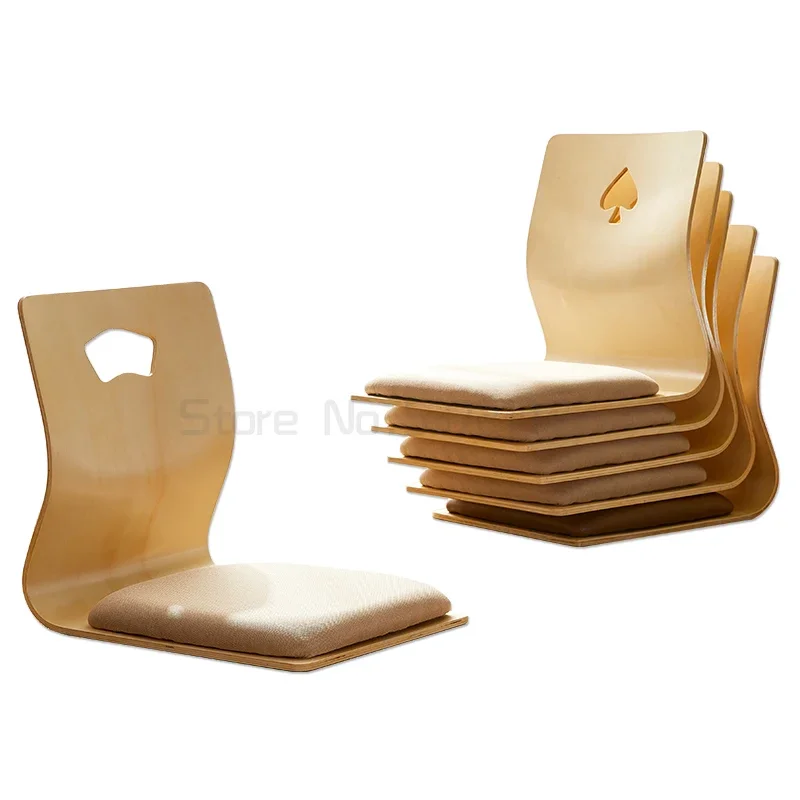 Traditional Japanese Korean Zaisu Seating Asian Living Room Furniture Legless Tatami Floor Chair Authentic Ambiance tatami chair