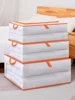 1PC large capacity clothing storage bag foldable large mobile bag Moving mobile storage bag Dust cleaning bedroom living room 1