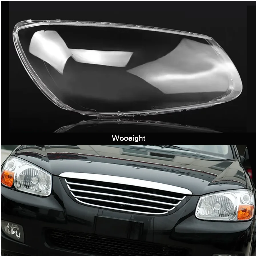 

Wooeight For Kia Cerato 2005-2007 2008-2012 2016-2018 Front Left Right Car Headlight Head Light Lamp Clear Lens Auto Shell Cover