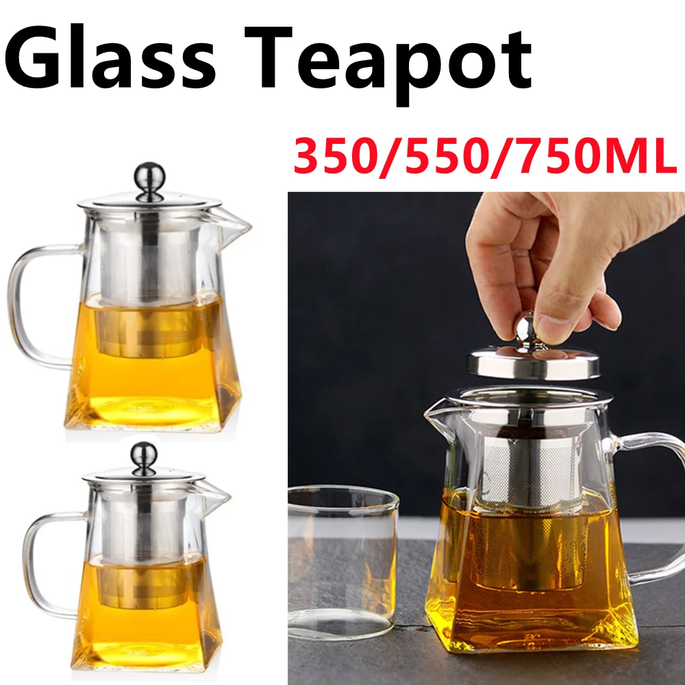 Infusor De Tetera De Vidrio Tetera De Vidrio De Borosilicato De