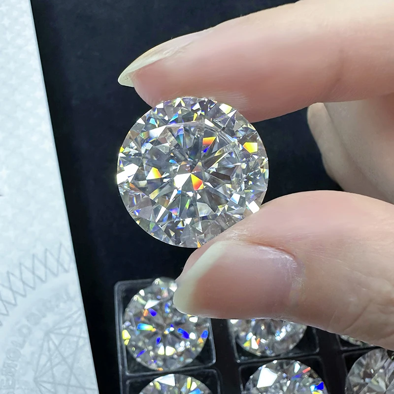 [ Free Sample ] Premium Lab-grown Diamond Moissanite stone D color Loose Moissanite Stone Factory GRA Wholesale 0.1ct-30ct 4