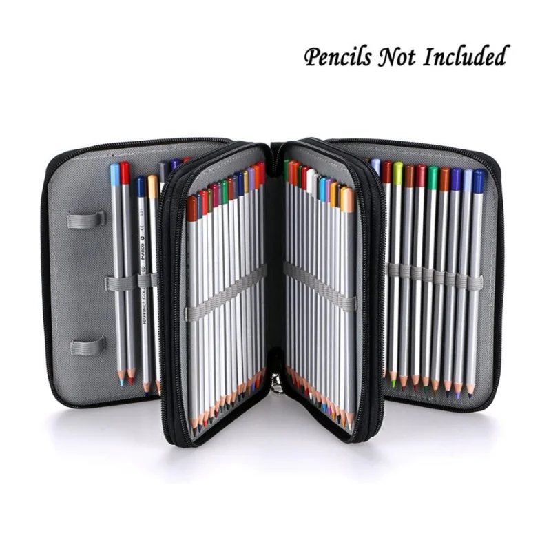 Zipper pencil case for Prismacolor Crayola Marco pencils