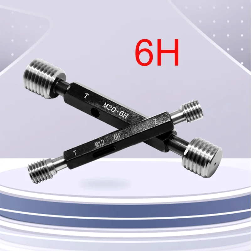 1개 스틸 메르큐리 게이지 미세 나사 플러그 게이지 M11 M12 M14 M16 M18 M20 M22 M24 M26 M28 M30 - M60 나사 간격 1.5