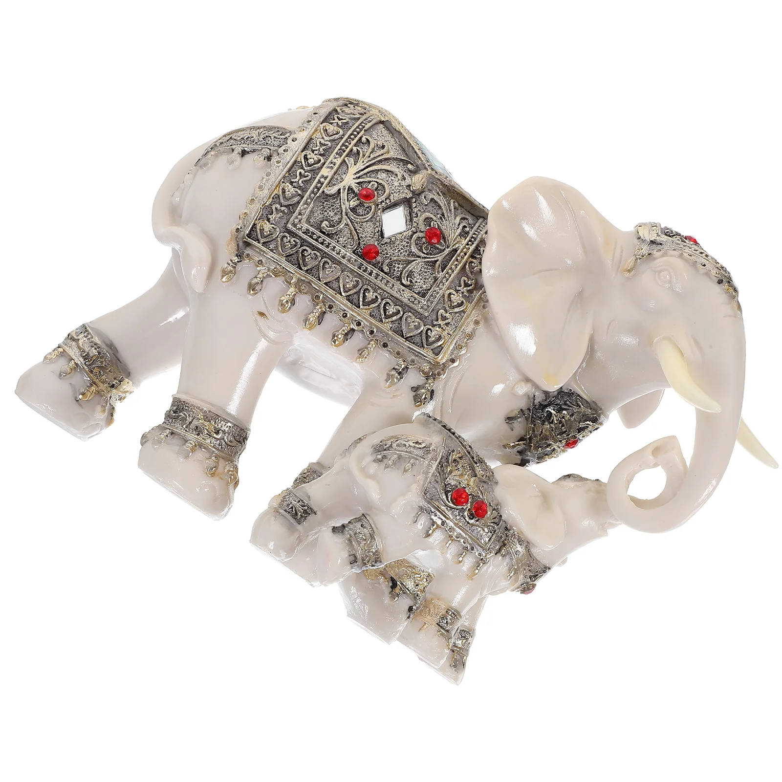 

Resin Luck Elephant Statue Elephant Tabletop Decoration Wealth Elephant Statue