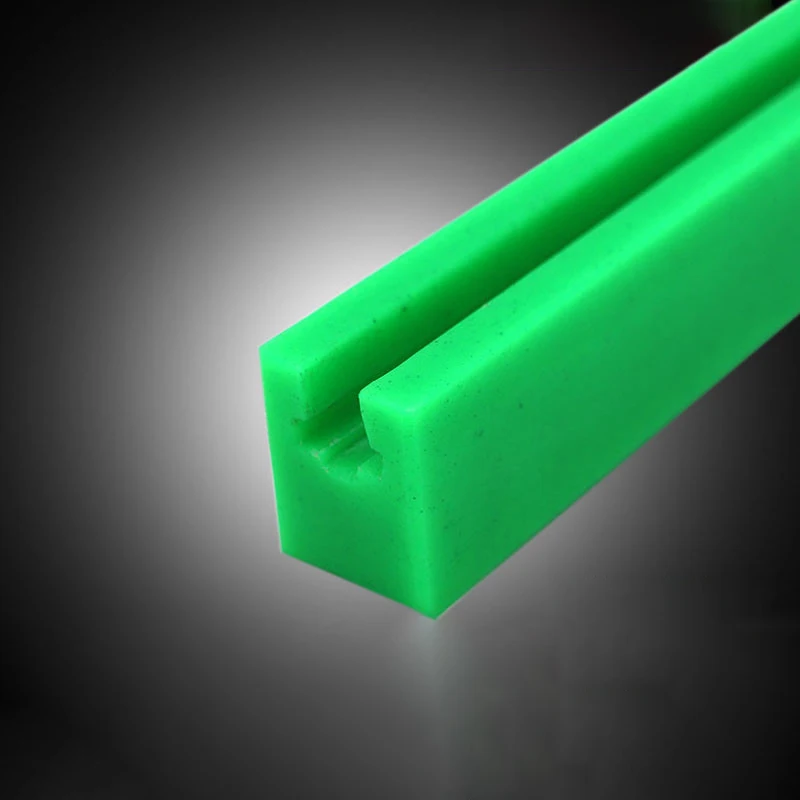 1 Meter 08B-1 Drive Chain Guide Ultra-high Molecular Resistant UPE Plastic Track Groove Machine Transmission Chain Bar