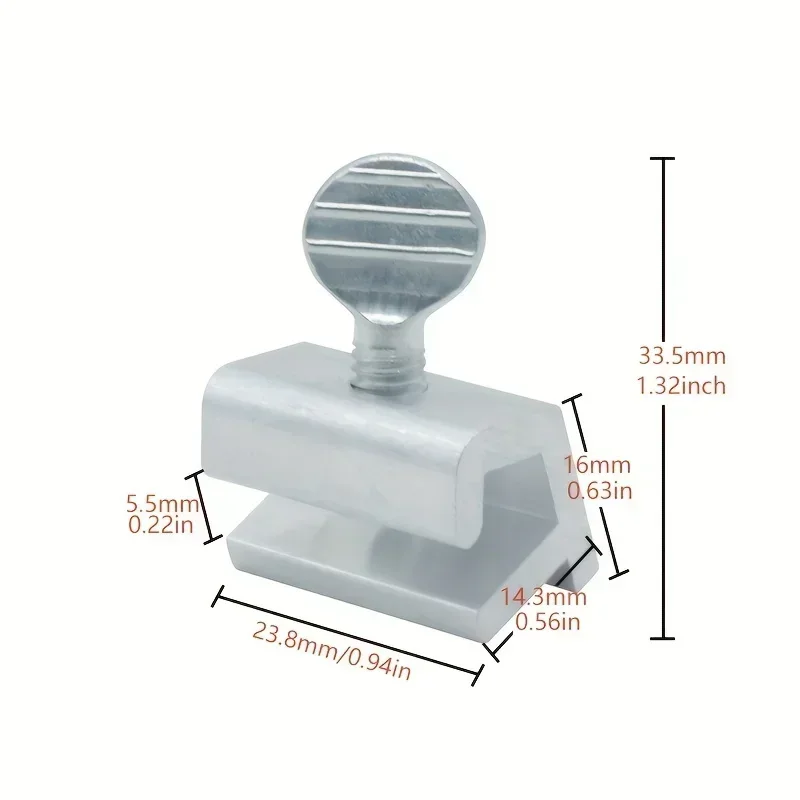 6/8/12PCS Sliding Sash Plug Round Handle Silver Stainless Steel Window Sliding Door Lock Protection Safety Anti-theft Limit Lock
