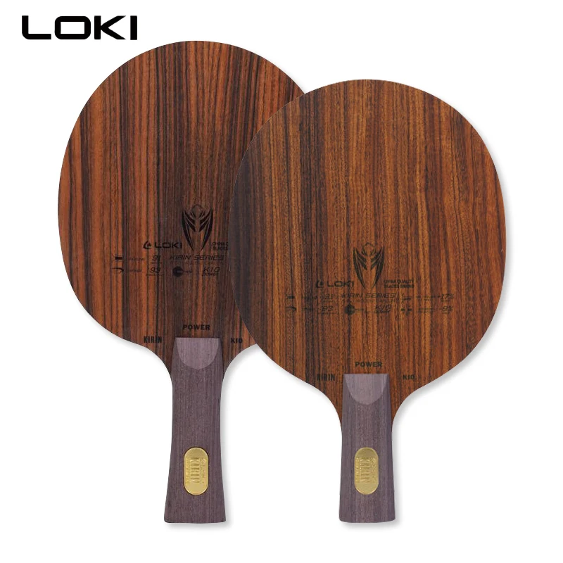 

LOKI KIRIN K10 Table Tennis Blade Rosewood 5 Wood 2 Carbon OFF+ Ping Pong Paddle for Advanced Player Training Fast Attack & Arc