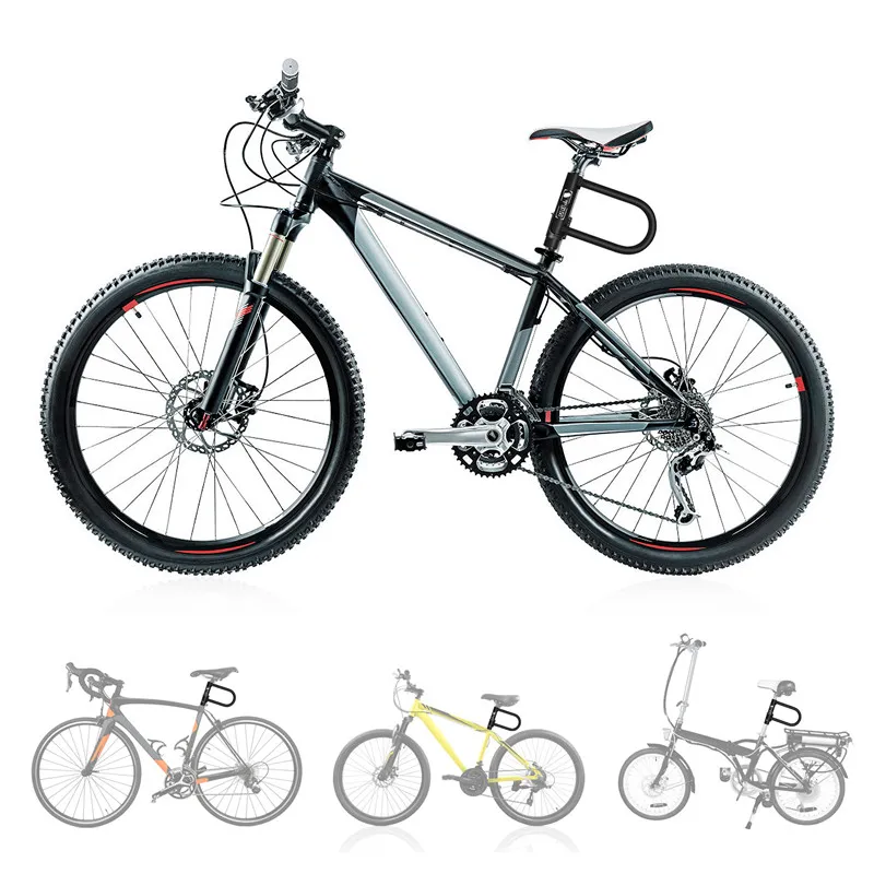 Ultra-Secure Steel U-Lock for Bicycles - Anti-Theft Cycling Security Accessory