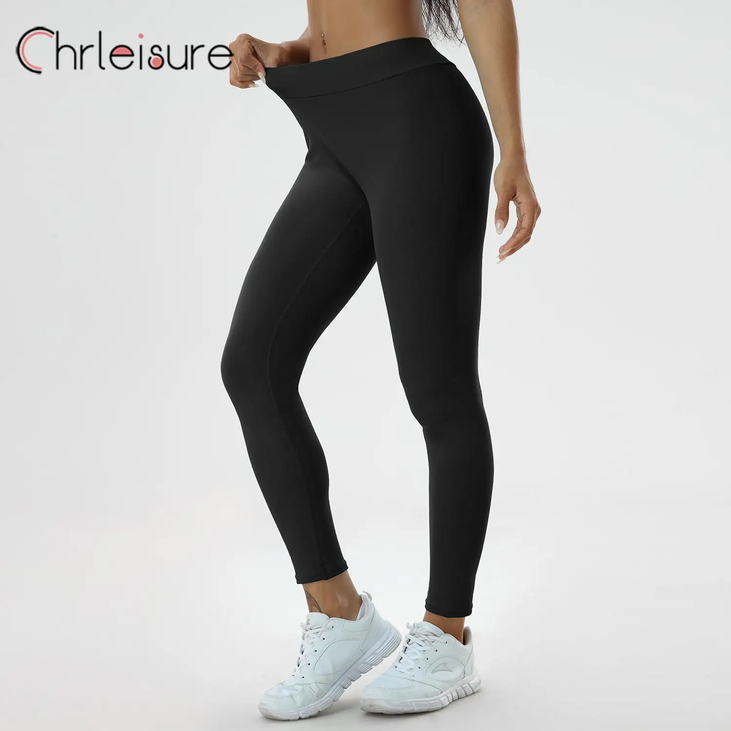 Buy Women Polyester High-Waist Gym Leggings - Black Online | Decathlon