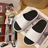 Summer Fashion Couple Slippers 4CM Thick Platform Slippers Men Beach Comfortable Soft Bottom Non-slip Color Women Slides Shoes 2