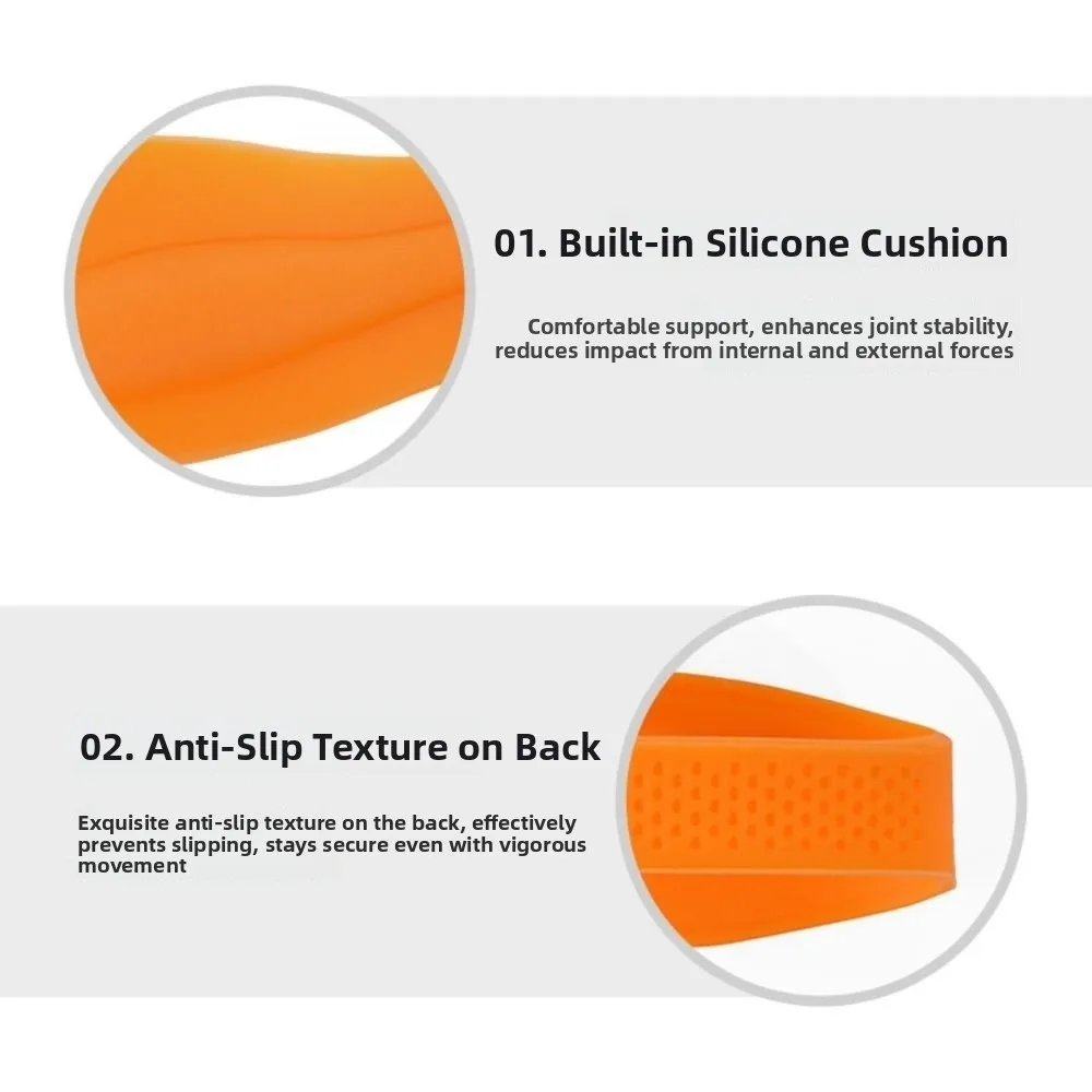 Silikon Patella Sehne Knie Riemen Knie Unterstützung Knie Pflege Knie Sport Unterstützung Band Hochelastische Flexible Patella Knie Strap – Detail 10