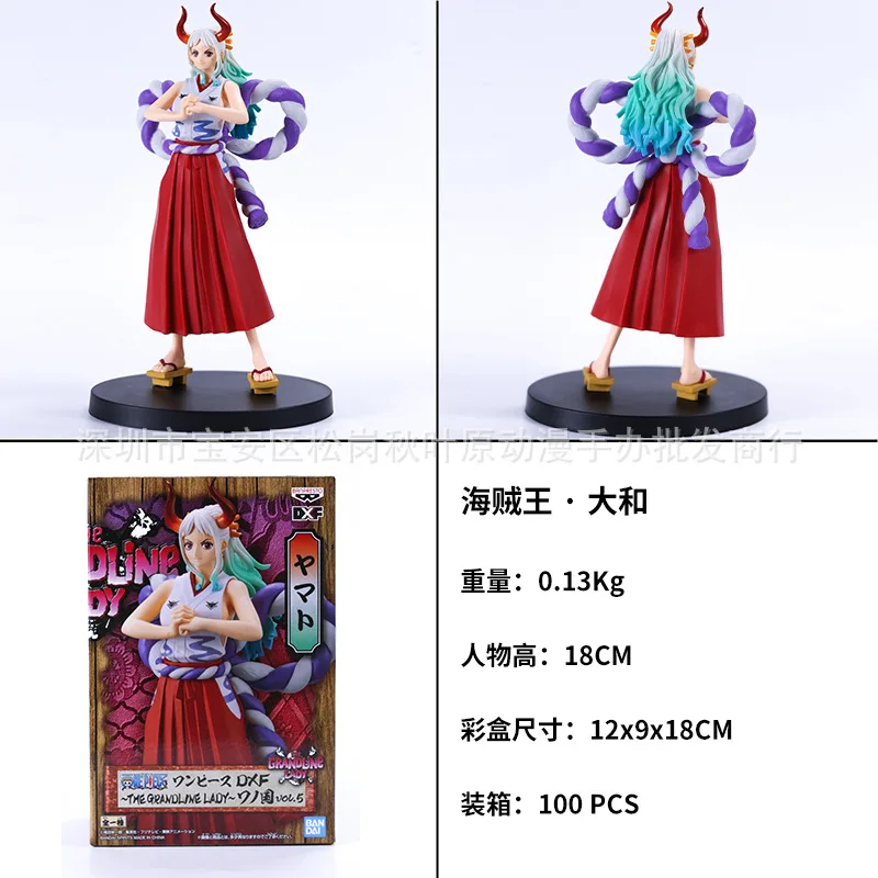 One Piece Dxf Yamato Figure Hobby Toys Collectible Memorabilia Fan Merchandise Anime Action Figurine Manga Pvc 19Cm