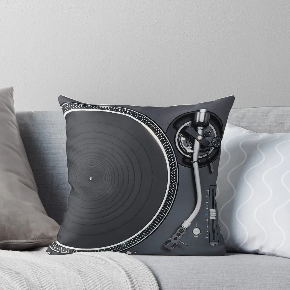 

Classic Turntable Black Throw Pillow Pillow Cases Cushions For Children