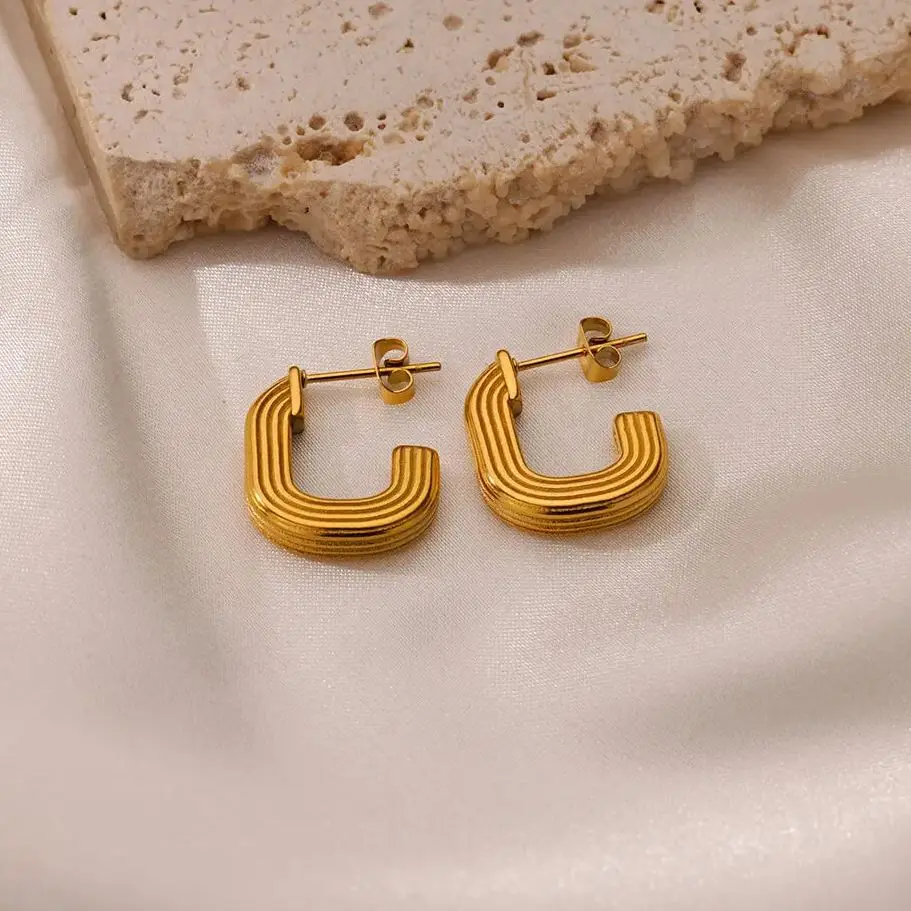 Stainless Steel Earrings Vintage Creative Wedding