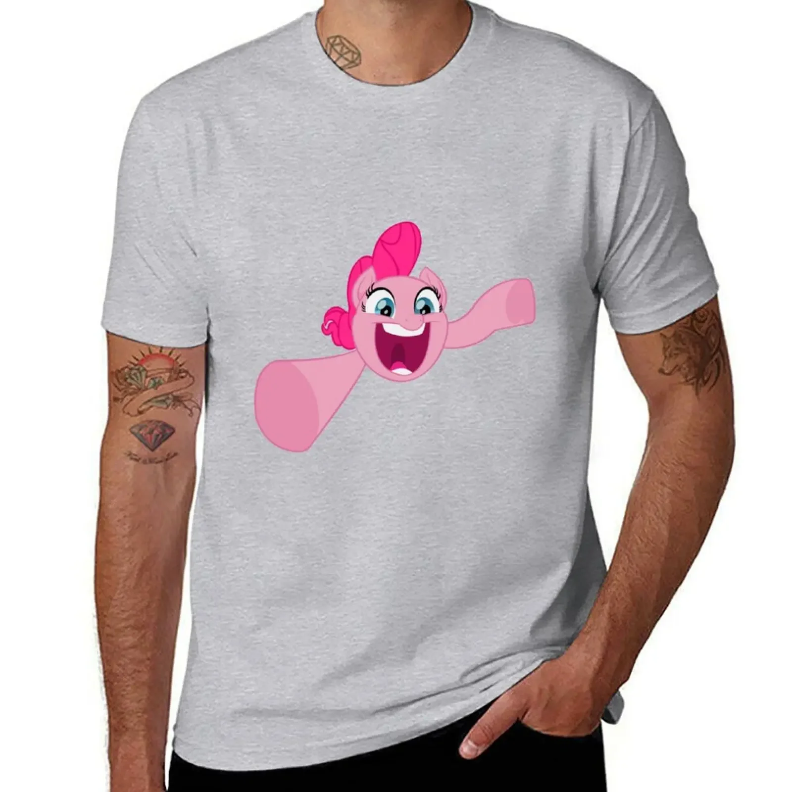Pinkie Pie-T-Shirt Skyfall Moda Coreana T-Shirt Oversize Da Uomo Ad Asciugatura Rapida