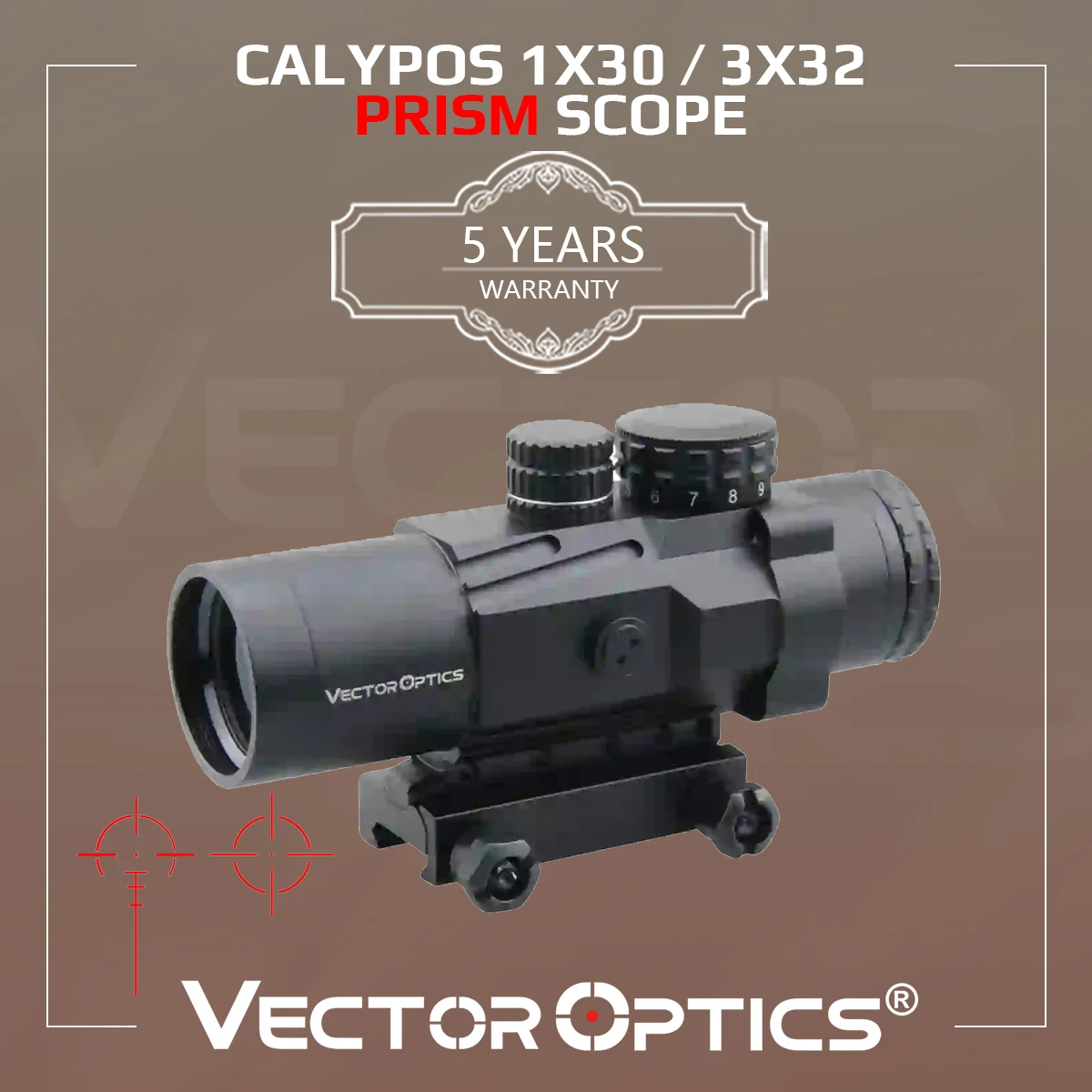 ベクターオプティクス キャリポス 1X30 ベクターオプティクス プリズムサイト キャリポス 1x30 SCOC-25 VECTOR