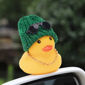 Yellow Duck Car Dashboard Decoration