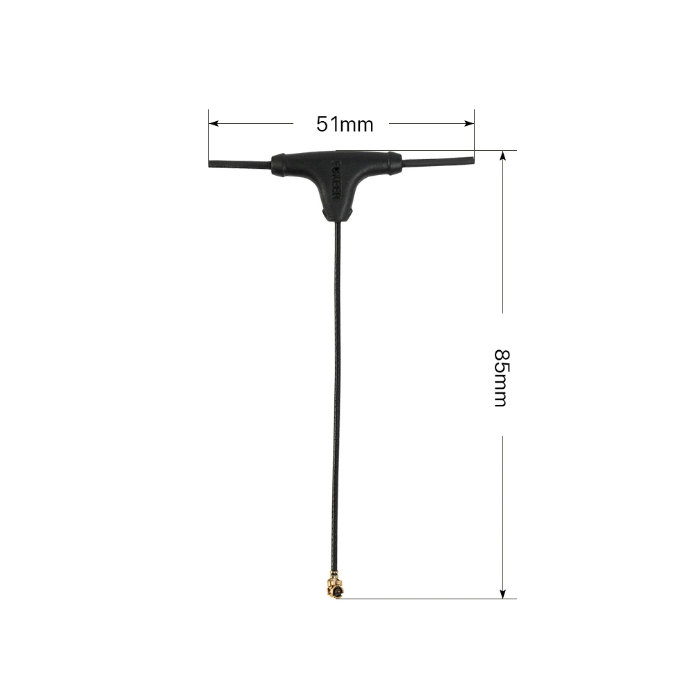 Antenne réceptrice Foxeer ELRS 2.4GHz et 915MHz, vue d'ensemble des deux modèles