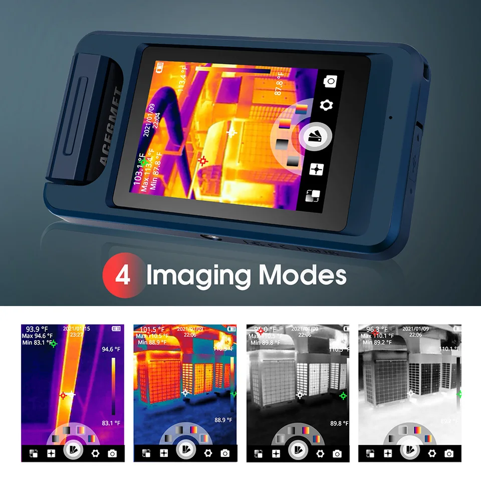 Acegm-赤外線デュアルカメラ画像、240x180、p200、2mp、4つの画像