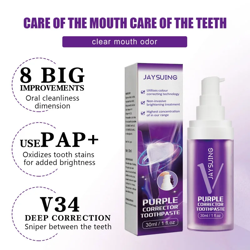 Toothpaste Teeth Whitening Removing Plaque Stains Colour Corrector Serum Fresh Breath Oral Cleaning Mousse teeth whitening product teeth whitening essence