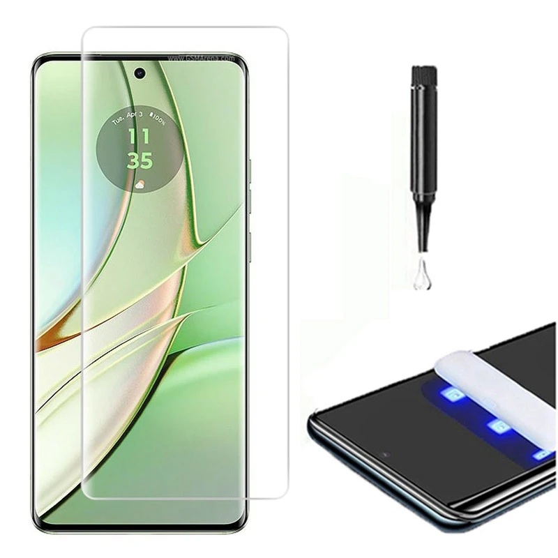 Premium 3D Curved Full Glue UV Tempered Glass Screen Protector