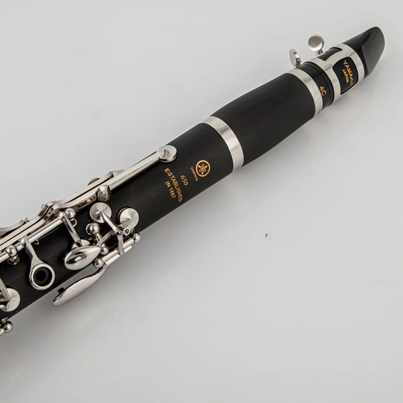Japan 650 B-flat Tune Professional Woodwind Instruments Clarinet Black tube With Case Accessories