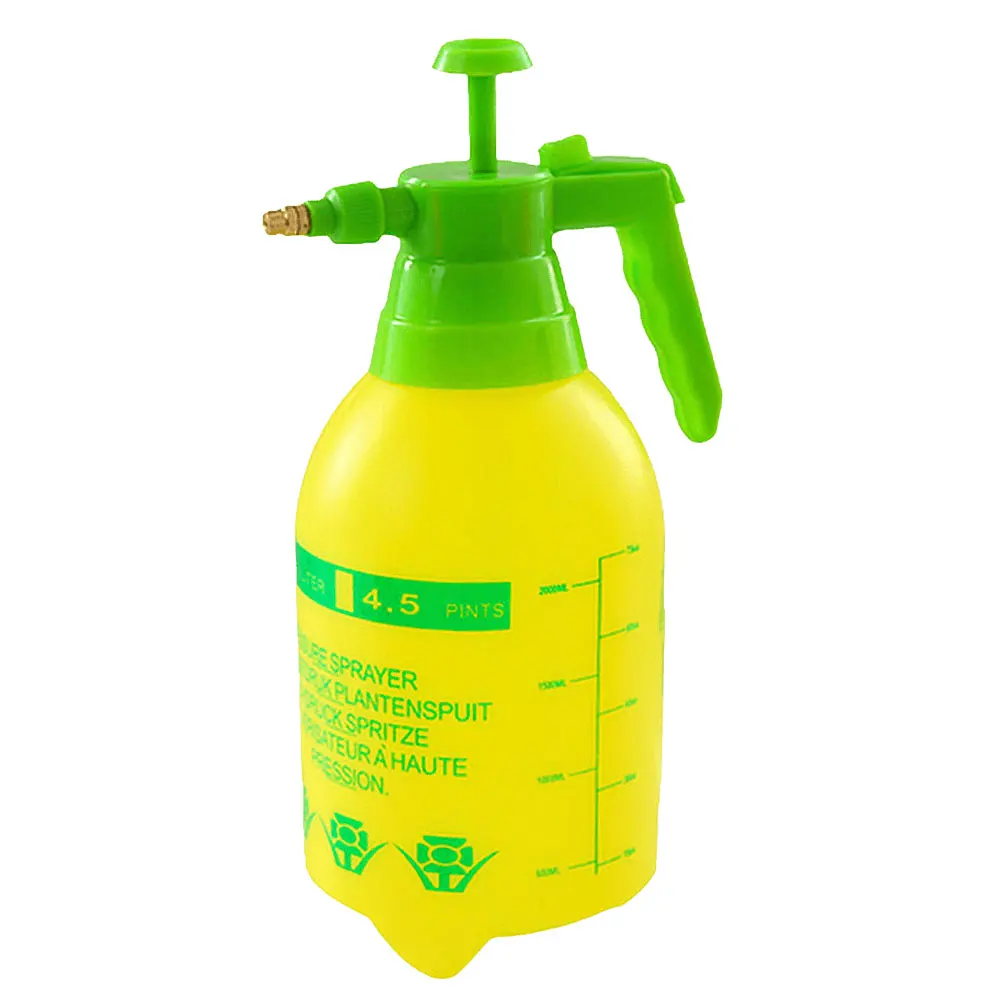 2L Pressure Sprayer with Adjustable Nozzle Handheld Garden Pump Sprayer Lawn and Garden Care for Yard Weeds Plant and Cleaning