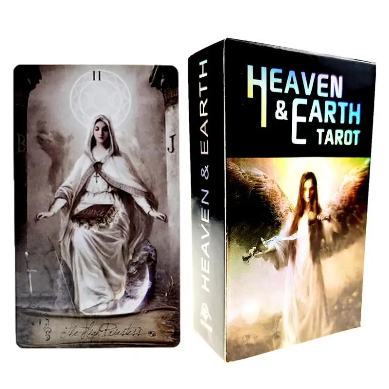 

78 карт с изображением оркула, чтение Fate Heaven & Earth настольная игра, карты Таро, английский Таро-колода, функция «будущее» для девочек и мальчиков, семейные ночи