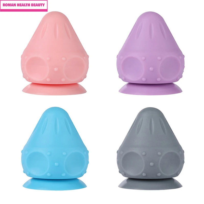 Silicon Massage Cone Suction Cup Fascia Ball Fitness Foot Back Waist Shoulder Neck Massage Muscle Relaxation Ball Massager fitness pull belt puller yoga elastic elastic belt open shoulder beautiful back elastic eight character resistance rope