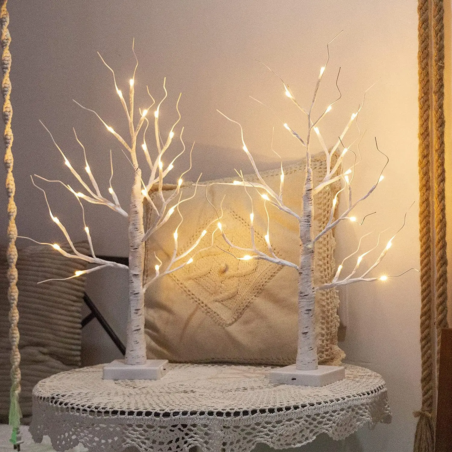 

New LED Birch Tree Night Light with On/Off Switch USB Power Bonsai Twig Lamp for Indoor Outdoor Home Party Christmas Decoration
